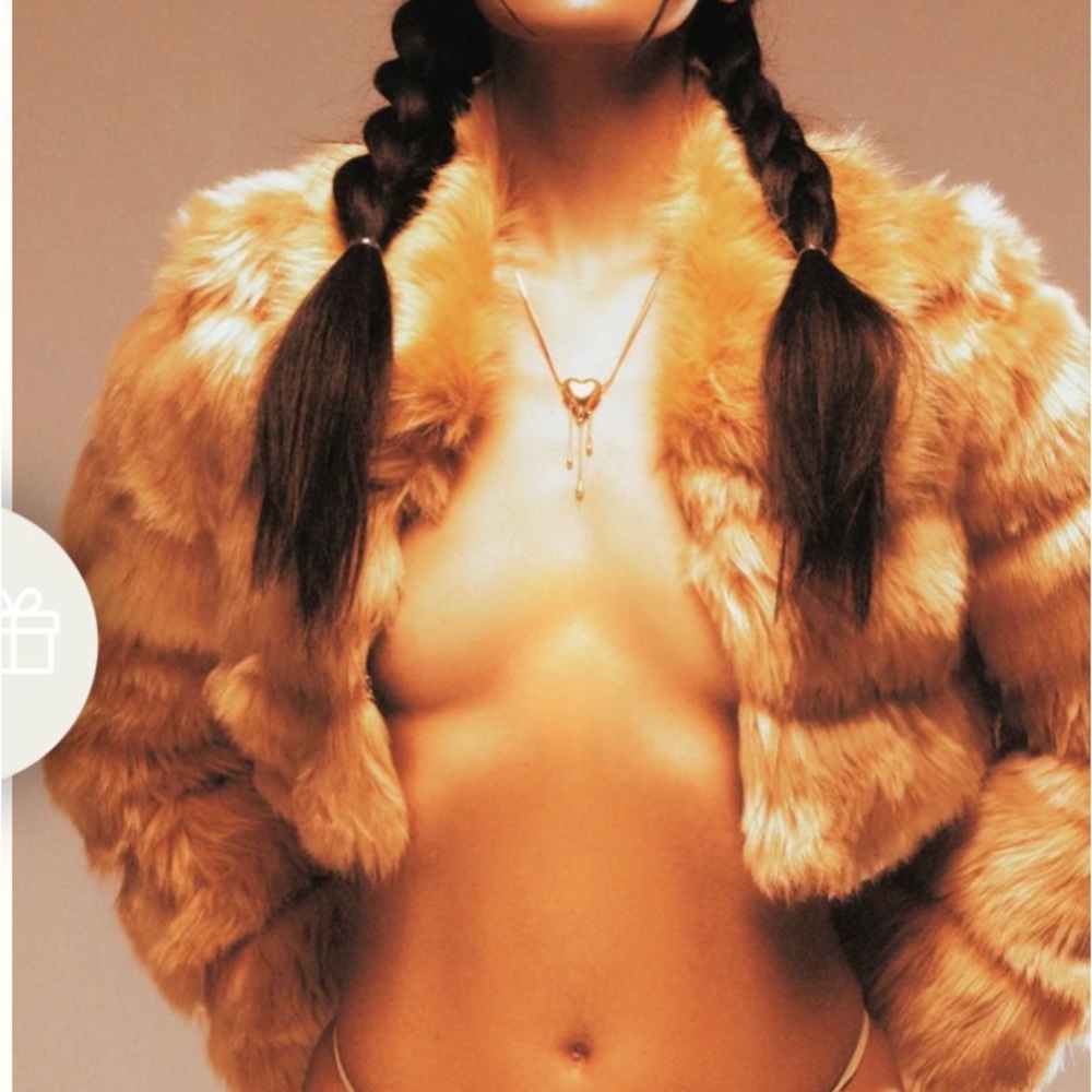 Venom's Golden Drip Heart Necklace 18k Gold